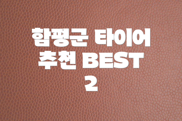 함평군 타이어 추천 BEST 2