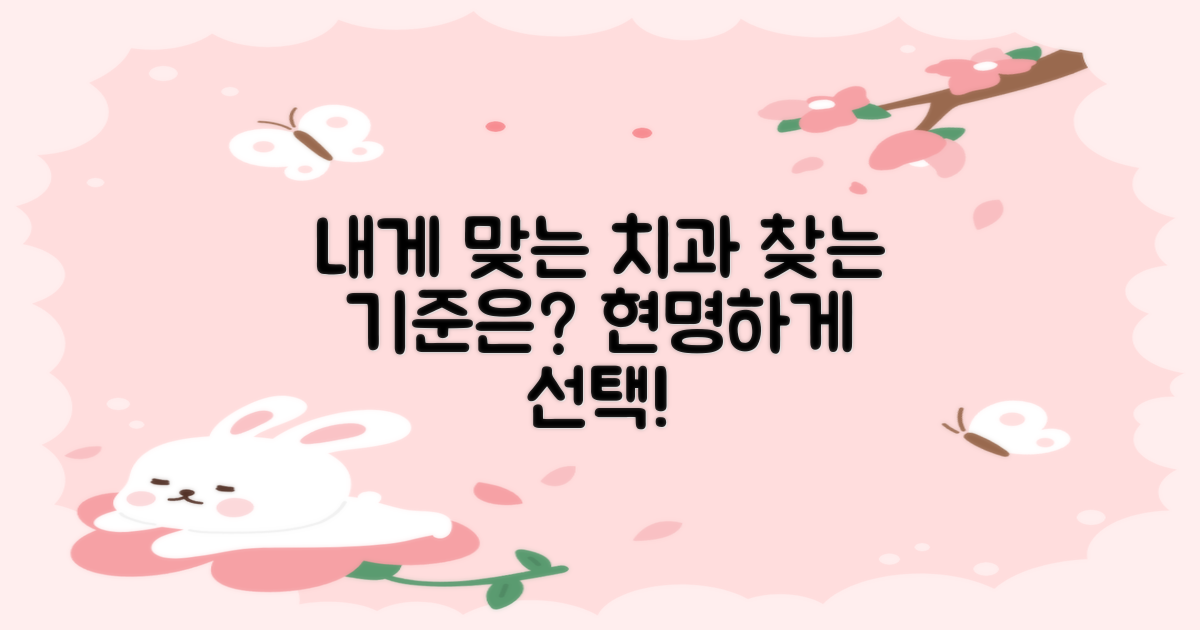 나에게 맞는 치과, 기준은?