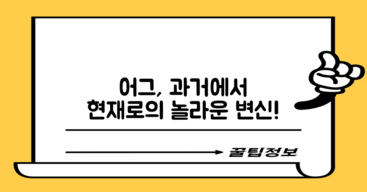 과거와 현재, 어그의 변신